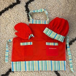 Kids Red Chef Set